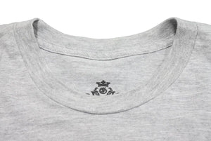 Gabor ガボール 半袖Ｔシャツ トップス ロゴ コットン グレー ブラック サイズM メンズ 美品 中古 50249