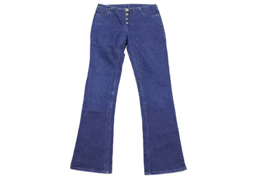 CHROME HEARTS クロムハーツ デニムパンツ フレアパンツ サイズ30 ブルー シルバー925 美品 中古 50253