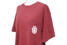 Load image into Gallery viewer, CHROME HEARTS クロムハーツ 半袖Ｔシャツ ボルドー ダガー コットン ワインレット サイズM 美品 中古 50257