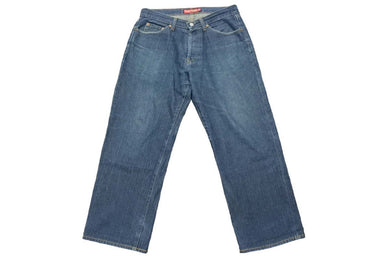 Supreme シュプリーム デニムパンツ ヴィンテージ 初期紙タグ USA製 コットン サイズ34 美品 中古 50261 