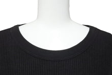 Load image into Gallery viewer, CHROME HEARTS クロムハーツ ロンT サーマル ブラック レッド サイズS 刺繍 ダガー 中古 50273