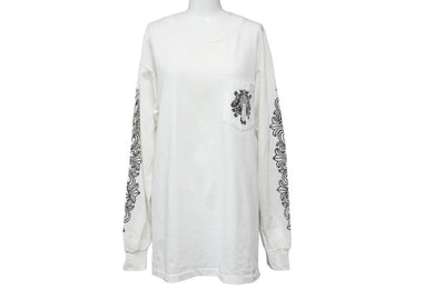 CHROME HEARTS クロムハーツ 長袖Ｔシャツ ロサンゼルス限定 コットン ホワイト サイズM 良品 中古 50278