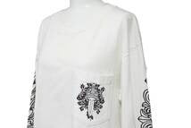 CHROME HEARTS クロムハーツ 長袖Ｔシャツ ロサンゼルス限定 コットン ホワイト サイズM 良品 中古 50278