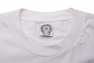 クロムハーツ Chrome Hearts LS T-Shirt CH アメリカンフラッグ ロンT ポケT 袖プリ バックプリント 中古 50289