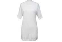 Load image into Gallery viewer, CHROME HEARTS クロムハーツ 半袖Ｔシャツ Vネック コットン ホワイト サイズL CH1150 美品 中古 50292