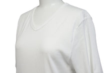 Load image into Gallery viewer, CHROME HEARTS クロムハーツ 半袖Ｔシャツ Vネック コットン ホワイト サイズL CH1150 美品 中古 50292