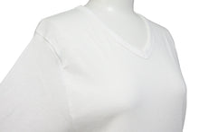 Load image into Gallery viewer, CHROME HEARTS クロムハーツ 半袖Ｔシャツ Vネック コットン ホワイト サイズL CH1150 美品 中古 50292