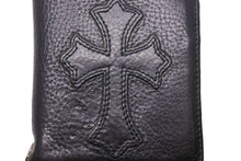 Load image into Gallery viewer, CHROME HEARTS クロムハーツ DR DIGIACOMO ウォレット 二つ折り ディジャコモ 財布 黒 美品 中古 50315
