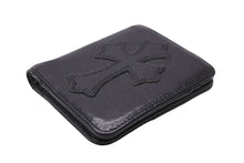 Load image into Gallery viewer, CHROME HEARTS クロムハーツ DR DIGIACOMO ウォレット 二つ折り ディジャコモ 財布 黒 美品 中古 50315