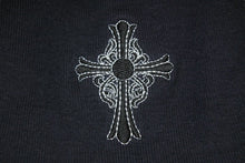 Load image into Gallery viewer, CHROME HEARTS クロムハーツ コットン ビーニー CH ニットキャップ 黒 ヴィンテージ 美品 中古 50316