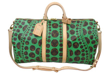 Load image into Gallery viewer, 未使用 ルイヴィトン モノグラム パンプキン キーポル・バンドリエール 55 2WAY ボストンバッグ 草間彌生 M40696 中古 50349