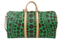 Load image into Gallery viewer, 未使用 ルイヴィトン モノグラム パンプキン キーポル・バンドリエール 55 2WAY ボストンバッグ 草間彌生 M40696 中古 50349