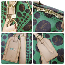 Load image into Gallery viewer, 未使用 ルイヴィトン モノグラム パンプキン キーポル・バンドリエール 55 2WAY ボストンバッグ 草間彌生 M40696 中古 50349