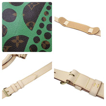 Load image into Gallery viewer, 未使用 ルイヴィトン モノグラム パンプキン キーポル・バンドリエール 55 2WAY ボストンバッグ 草間彌生 M40696 中古 50349