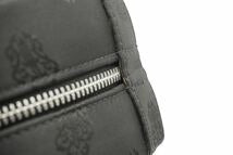 Load image into Gallery viewer, ChromeHearts クロムハーツ ヴィンテージ ジュエリーケース 小物入れ ナイロン レザー ブラック シルバー金具 美品 中古 50372