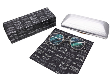 EYEVAN アイヴァン アイウェア サングラス EYEVAN 7285 C.80018F シルバー サイズ46□24 美品 中古 50398 