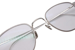 EYEVAN アイヴァン アイウェア サングラス EYEVAN 7285 C.80018F シルバー サイズ46□24 美品 中古 50398 