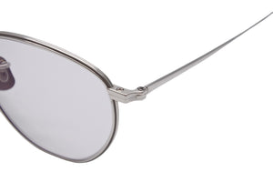 EYEVAN アイヴァン アイウェア サングラス EYEVAN 7285 C.80018F シルバー サイズ46□24 美品 中古 50398 