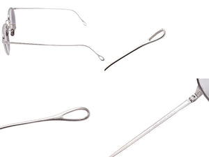 EYEVAN アイヴァン アイウェア サングラス EYEVAN 7285 C.80018F シルバー サイズ46□24 美品 中古 50398 