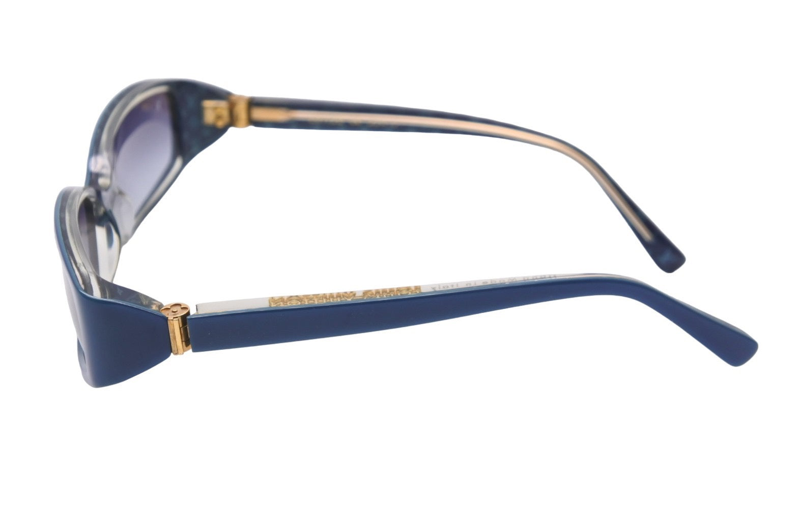 LOUIS VUITTON ルイ・ヴィトン サングラス サングラス ケース メガネ拭き付き ZO112E ゴールド金具 美品  50416約13cm表記サイズ