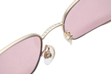 Load image into Gallery viewer, CHANEL シャネル サングラス メガネ ココマーク ゴールド ピンク サイズ54□17 4079-T-B 美品 中古 50417