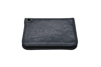 CHROME HEARTS クロムハーツ 二つ折り財布 カードケース 名刺入れ メンズ ブラック レザー 良品 中古 50433