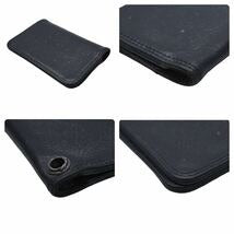 Load image into Gallery viewer, CHROME HEARTS クロムハーツ 二つ折り財布 カードケース 名刺入れ メンズ ブラック レザー 良品 中古 50433