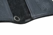 Load image into Gallery viewer, CHROME HEARTS クロムハーツ 二つ折り財布 カードケース 名刺入れ メンズ ブラック レザー 良品 中古 50433