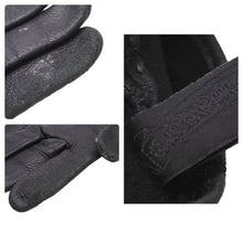 Load image into Gallery viewer, CHROME HEARTS クロムハーツ ３セメンタリークロスパッチグローブ ブラック 手袋 サイズ8 良品 中古 50437