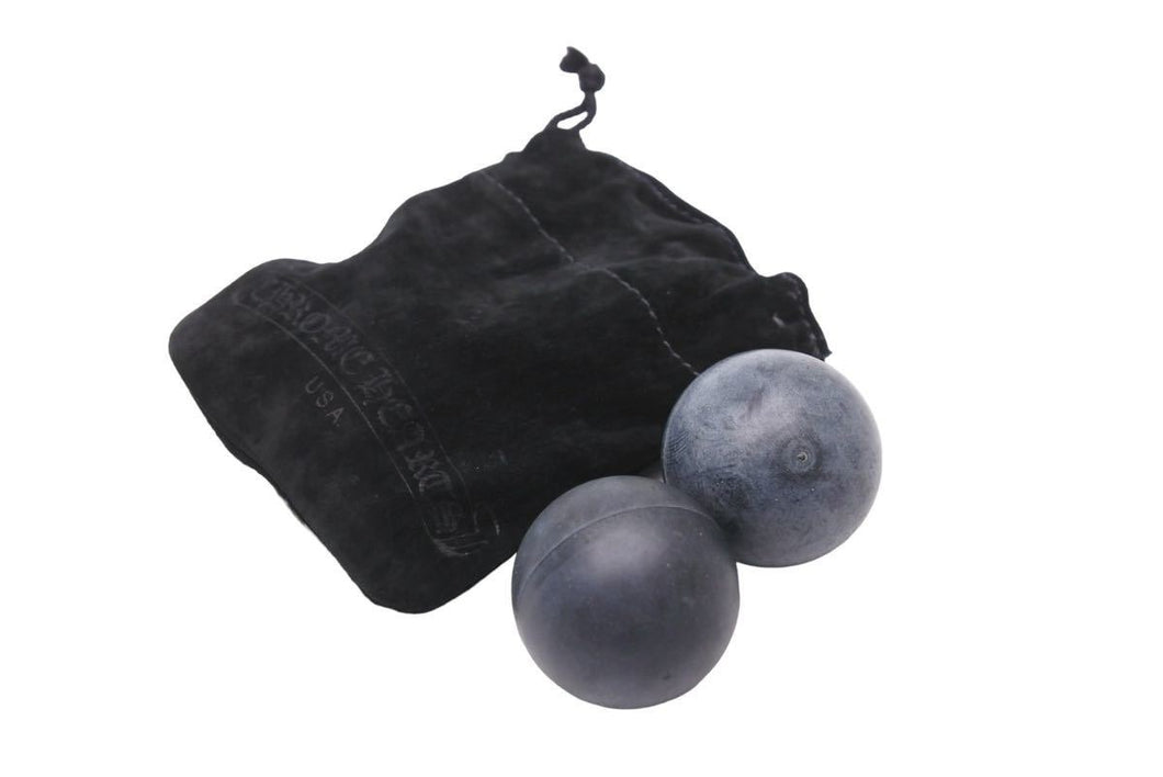 CHROME HEARTS クロムハーツ その他雑貨 スーパーボール ネイビー ロゴ入り 保存袋付き 美品 中古 50438