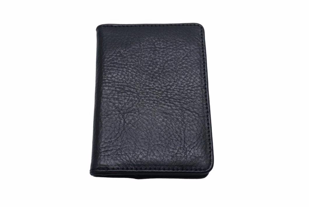 CHROME HEARTS クロムハーツ 二つ折り財布 カードケース 名刺入れ メンズ ブラック レザー 美品 中古 50441