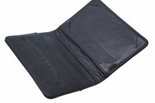 Load image into Gallery viewer, CHROME HEARTS クロムハーツ 二つ折り財布 カードケース 名刺入れ メンズ ブラック レザー 美品 中古 50441
