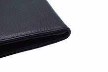 Load image into Gallery viewer, CHROME HEARTS クロムハーツ 二つ折り財布 カードケース 名刺入れ メンズ ブラック レザー 美品 中古 50441