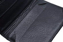Load image into Gallery viewer, CHROME HEARTS クロムハーツ 二つ折り財布 カードケース 名刺入れ メンズ ブラック レザー 美品 中古 50441
