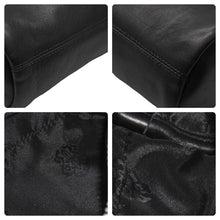 Load image into Gallery viewer, CHROME HEARTS クロムハーツ ポーチ シリンダーケース コスメケース 丸型 レザー ブラック シルバー金具 メンズ 美品 中古 50452