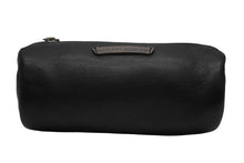 Load image into Gallery viewer, CHROME HEARTS クロムハーツ ポーチ シリンダーケース コスメケース 丸型 レザー ブラック シルバー金具 メンズ 美品 中古 50452