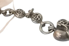 Load image into Gallery viewer, CHROME HEARTS クロムハーツ ネックウォーマー マフラー 毛皮 リアルファー シルバー 美品 中古 50455