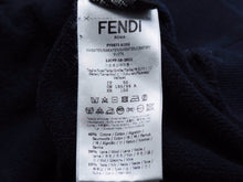 Load image into Gallery viewer, FENDI フェンディ パーカー メンズ ネイビー ズッカ柄 サイズ50 コットン ウール シルク 美品 中古 50530