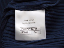 Load image into Gallery viewer, 極美品 CHANEL シャネル 半袖 ニット Tシャツ ネイビー トップス カットソー P59079V40761 サイズ34 中古 50556