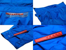 Load image into Gallery viewer, 極美品 PRADA SPORTS プラダ スポーツ 90年代 ナイロン ジャケット ブルー アウター シャツ サイズM 中古 50581