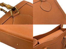 Load image into Gallery viewer, GUCCI グッチ Bamboo バンブー オールドグッチ ハンドバッグ トートバッグ ヴィンテージ レザー ブラウン ゴールド 美品 中古 50600