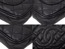 Load image into Gallery viewer, CHANEL シャネル 月見型 ポーチ ワンショルダー キャビアスキン 7番台 美品 中古 50607