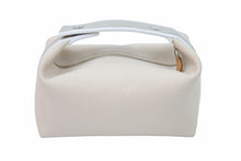 Load image into Gallery viewer, 新品未使用 HERMES エルメス ハンドバッグ ヴァニティポーチ ブリッド・ア・ブラックGM コットン ベージュ シルバー金具 中古 50619