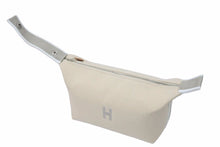 Load image into Gallery viewer, 新品未使用 HERMES エルメス ハンドバッグ ヴァニティポーチ ブリッド・ア・ブラックGM コットン ベージュ シルバー金具 中古 50619