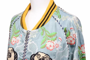 GUCCI グッチ エンブロイダリーボンバージャケット 17ss クルーズコレクション 450178 Z485D サイズ52 美品 中古 50725