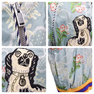 GUCCI グッチ エンブロイダリーボンバージャケット 17ss クルーズコレクション 450178 Z485D サイズ52 美品 中古 50725