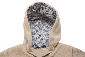 BURBERRY バーバリー ダッフルコート ノヴァチェック柄 BN616-446 ポリエステル ベージュ ブラウン サイズ90 美品 中古 50740 
