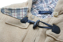 画像をギャラリービューアに読み込む, BURBERRY バーバリー ダッフルコート ノヴァチェック柄 BN616-446 ポリエステル ベージュ ブラウン サイズ90 美品 中古 50740 
