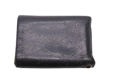 Load image into Gallery viewer, CHROME HEARTS クロムハーツ 三つ折り財布 CHプラス シルバー金具 ブラック レザー 良品 中古 50751