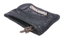 Load image into Gallery viewer, [USED/中古]CHROME HEARTS クロムハーツ コインケース コインケース ブラック レザー シルバー金具 Cランク 中古 50752